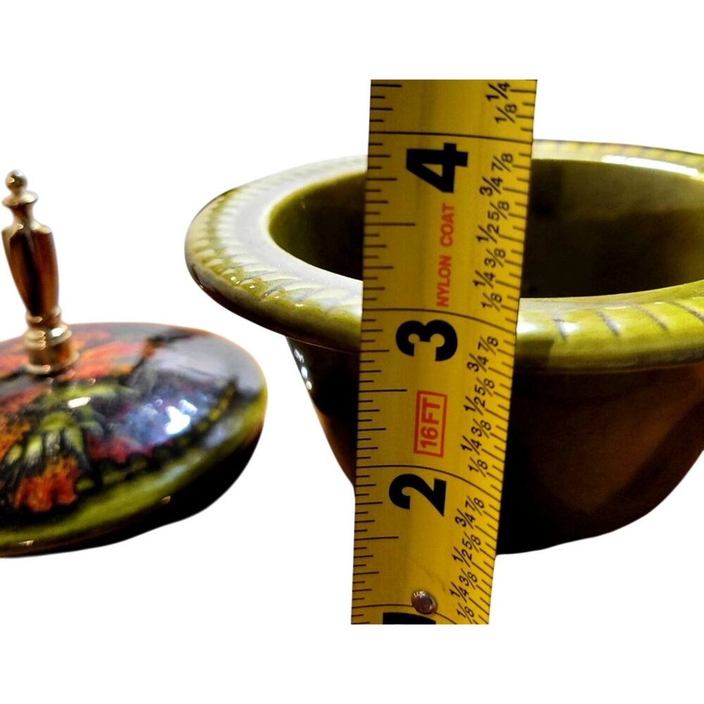 Vintage Chip and Dip Divided Serving Dishes 1970s California Pottery MCM - Picture 16 of 16